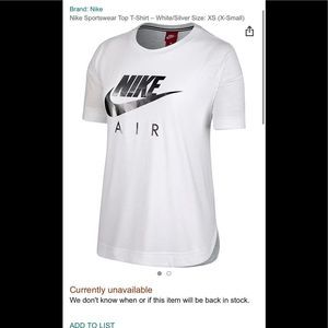 Nike T-shirt SZ Small
